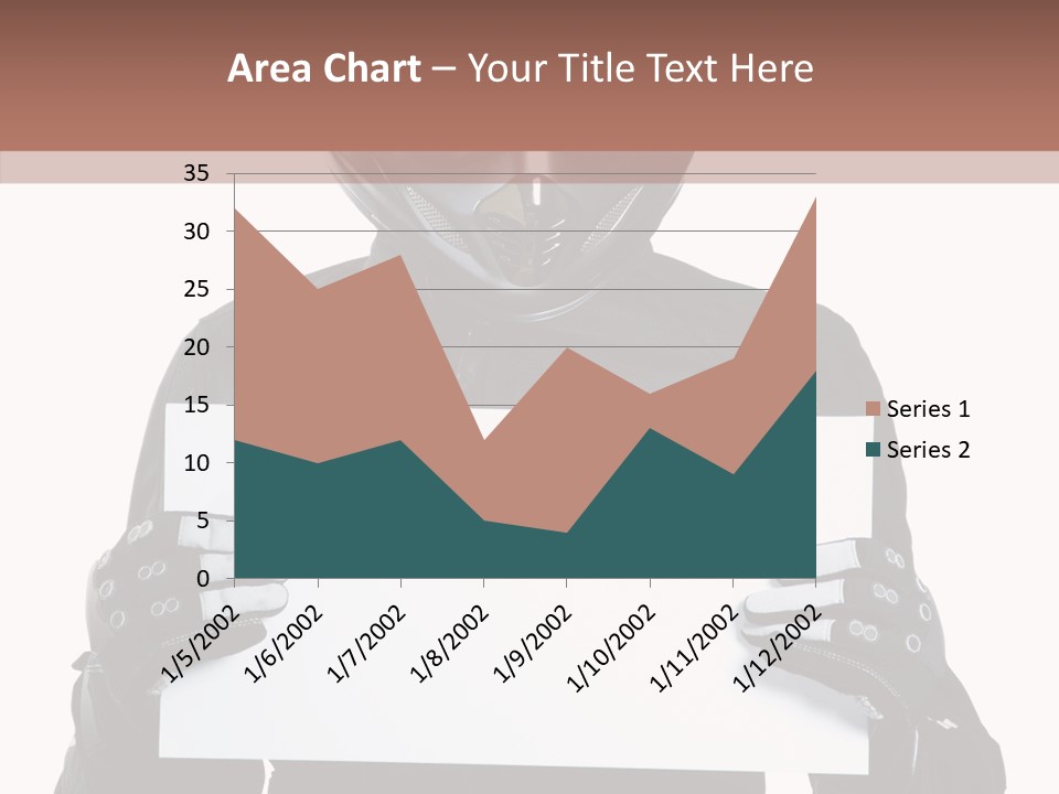 Showing Black Banner PowerPoint Template