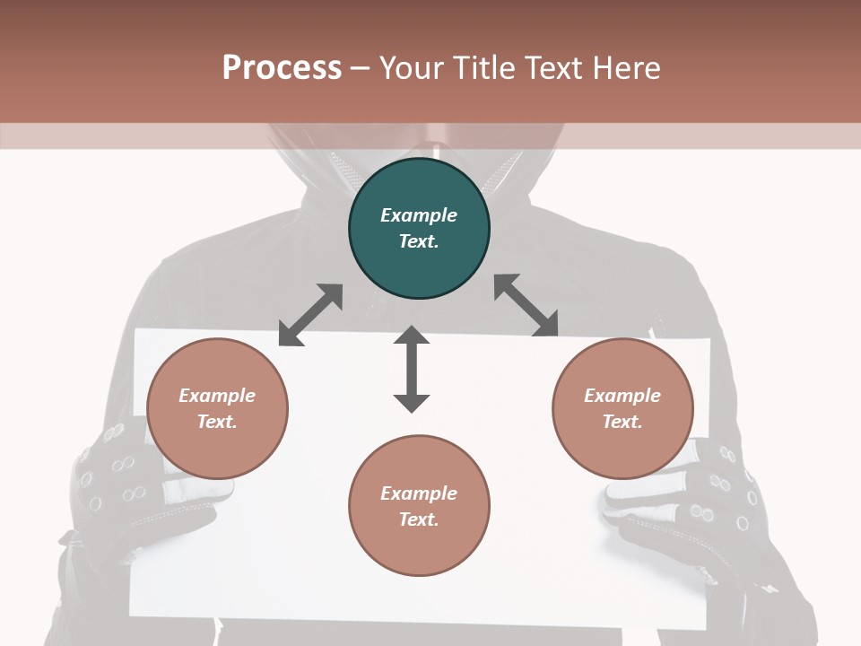 Showing Black Banner PowerPoint Template