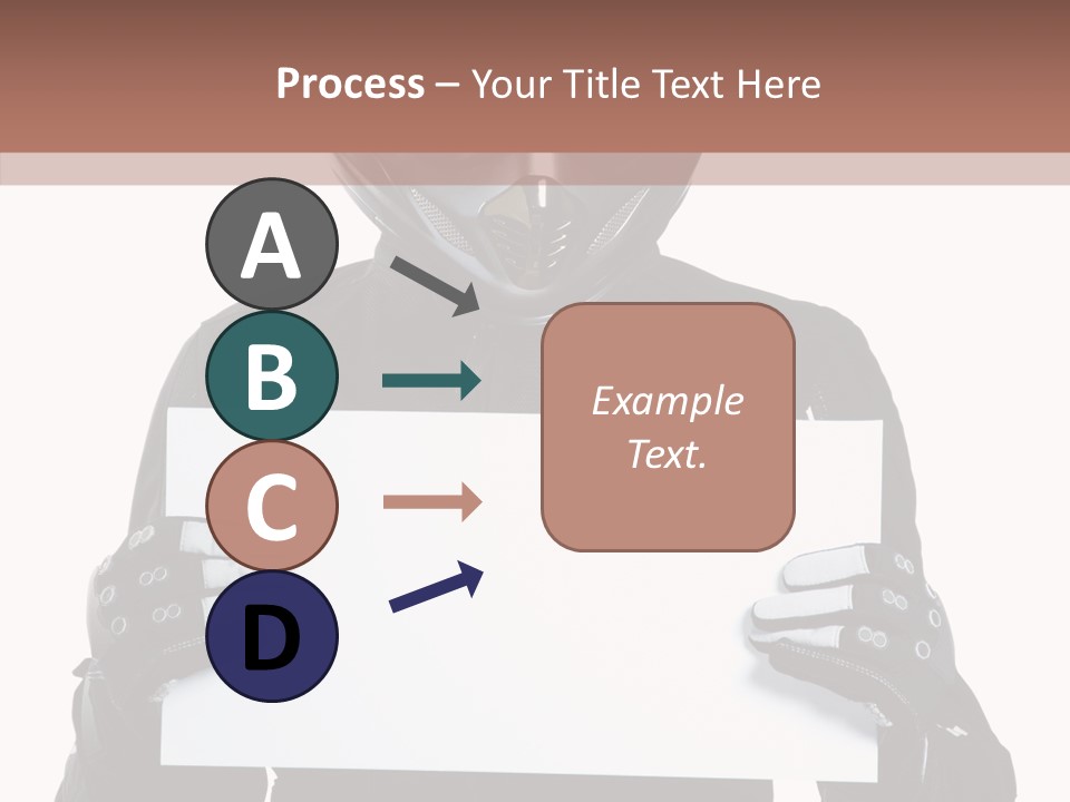 Showing Black Banner PowerPoint Template