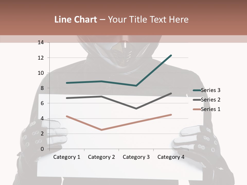 Showing Black Banner PowerPoint Template