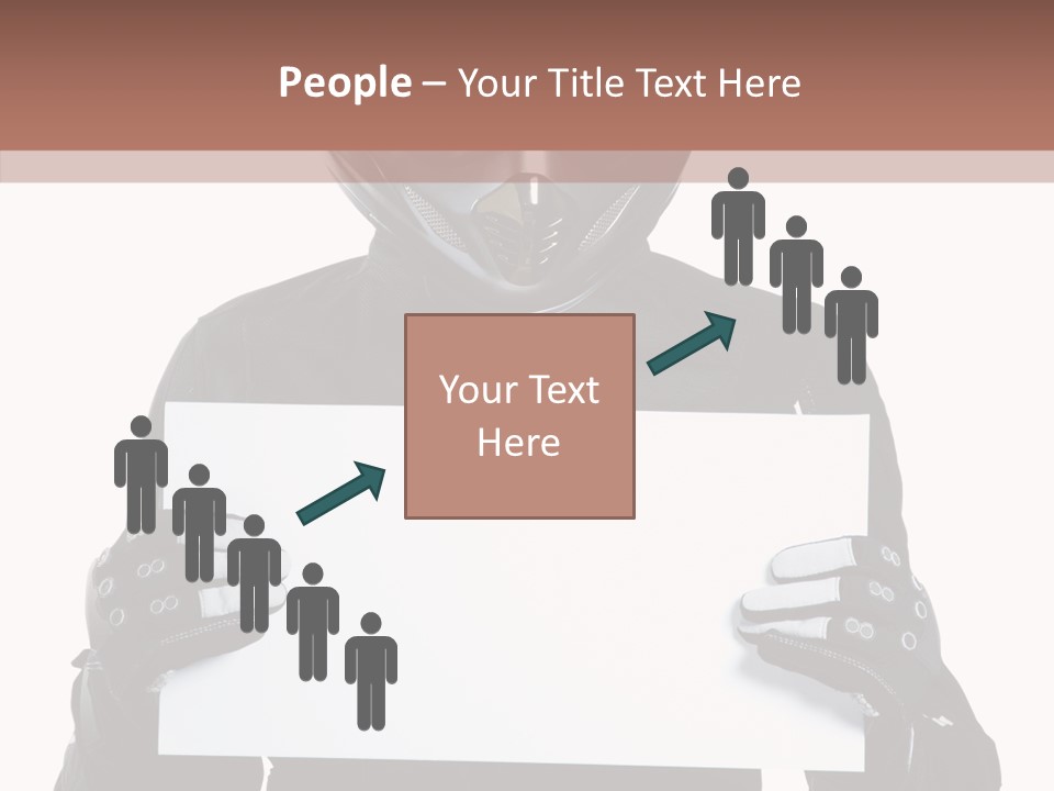 Showing Black Banner PowerPoint Template