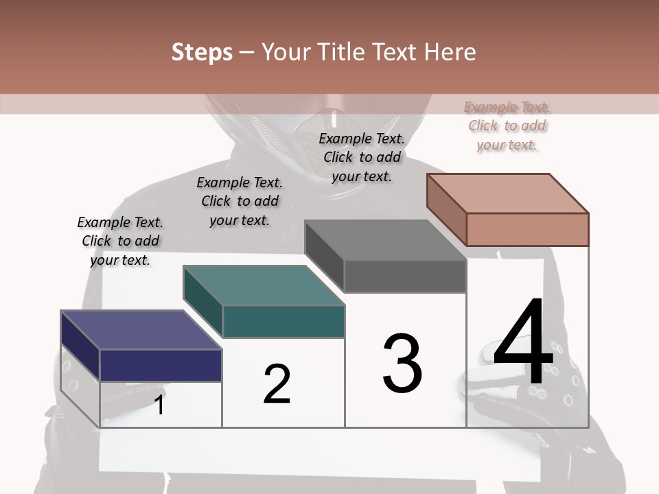 Showing Black Banner PowerPoint Template