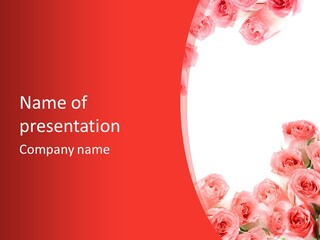 Petal Closeup Flora PowerPoint Template