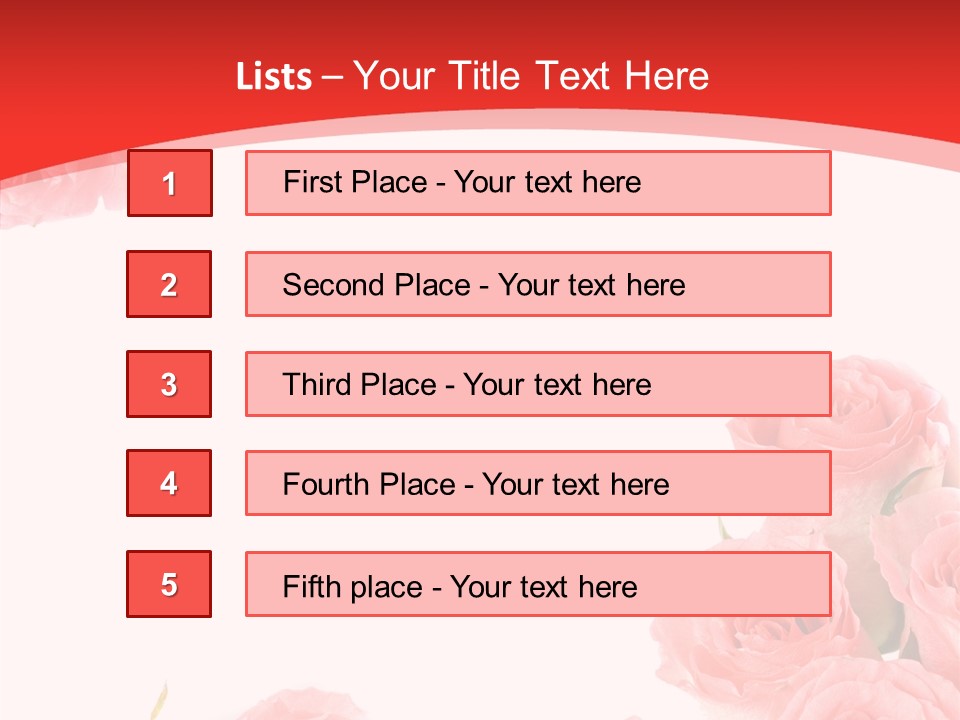 Petal Closeup Flora PowerPoint Template