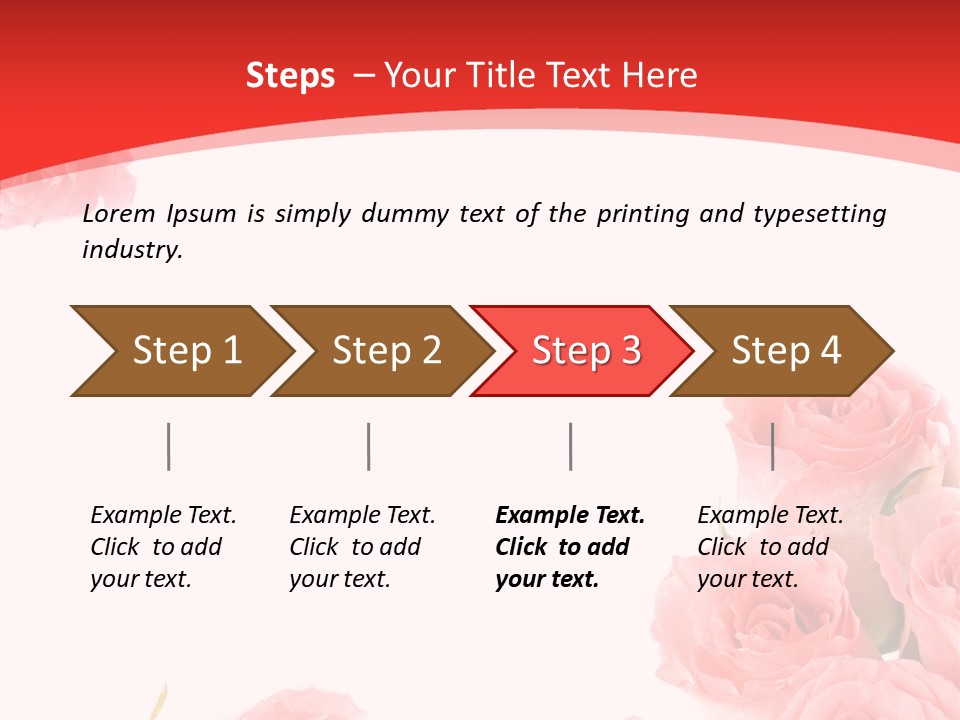 Petal Closeup Flora PowerPoint Template