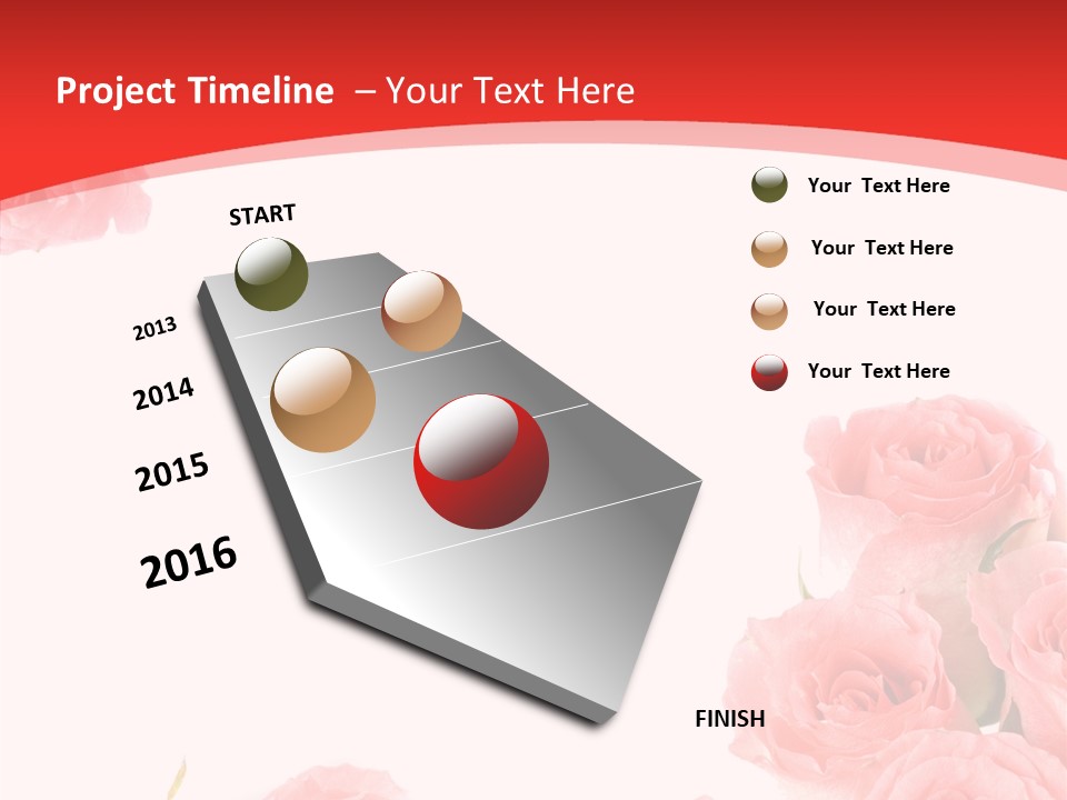 Petal Closeup Flora PowerPoint Template