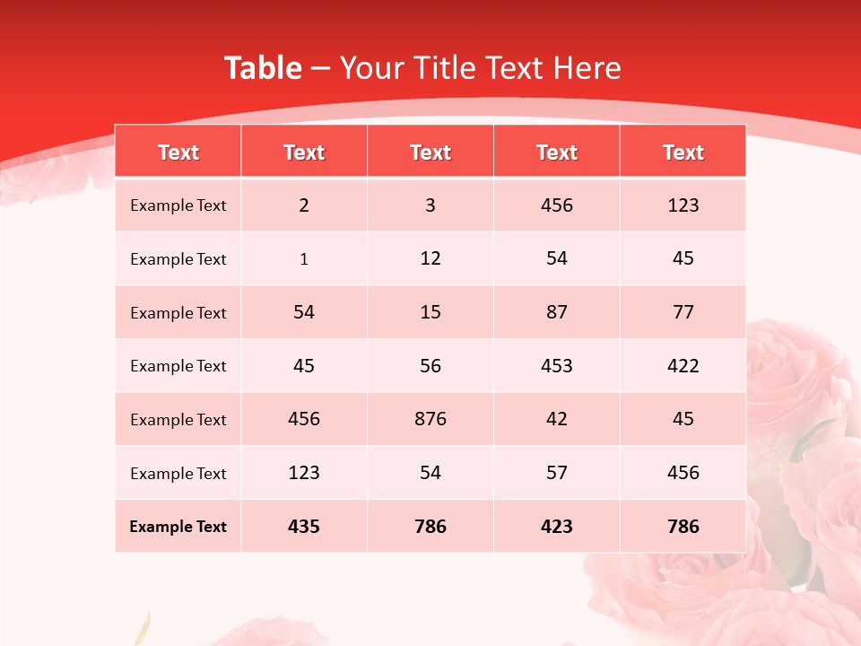 Petal Closeup Flora PowerPoint Template