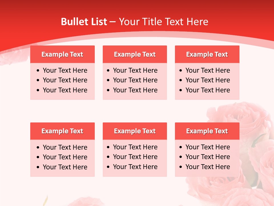 Petal Closeup Flora PowerPoint Template