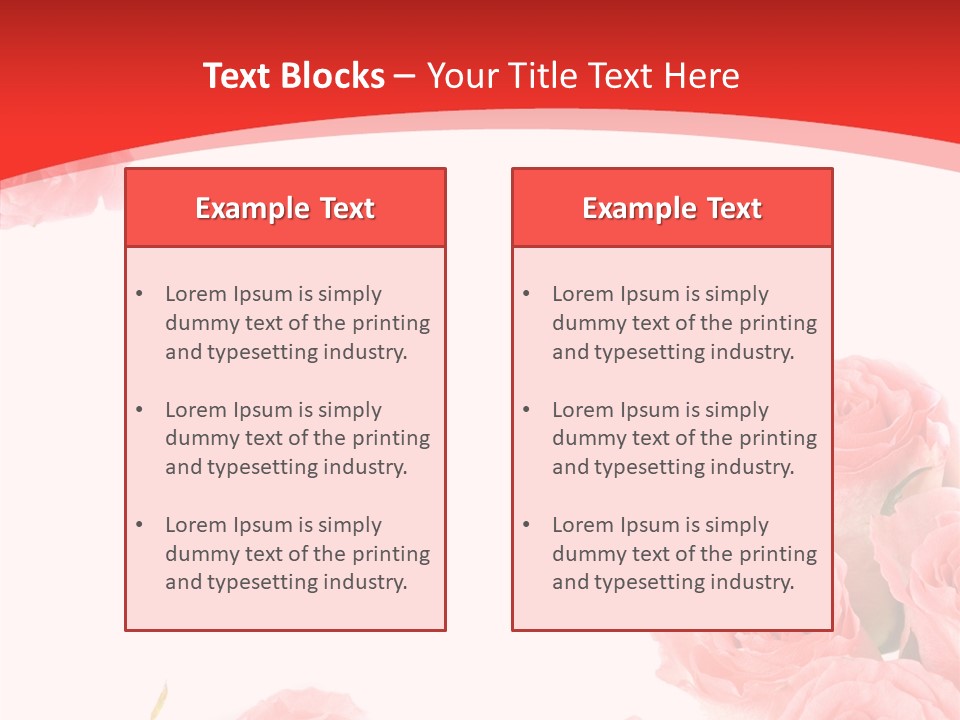 Petal Closeup Flora PowerPoint Template