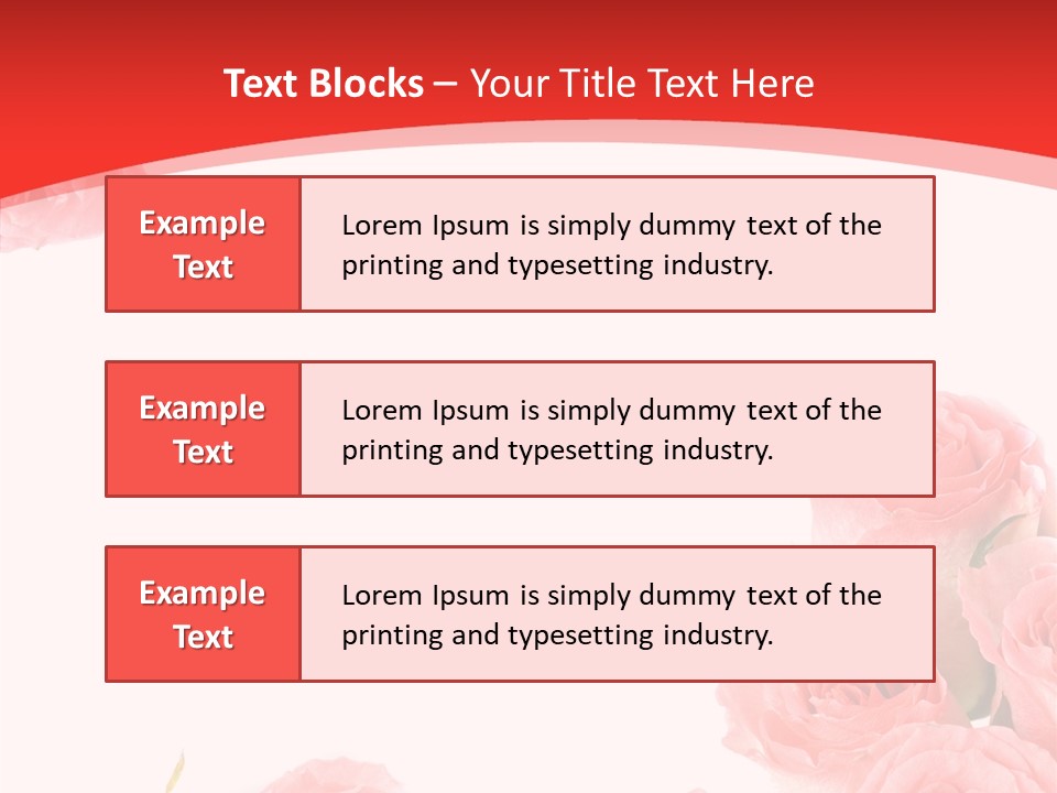 Petal Closeup Flora PowerPoint Template