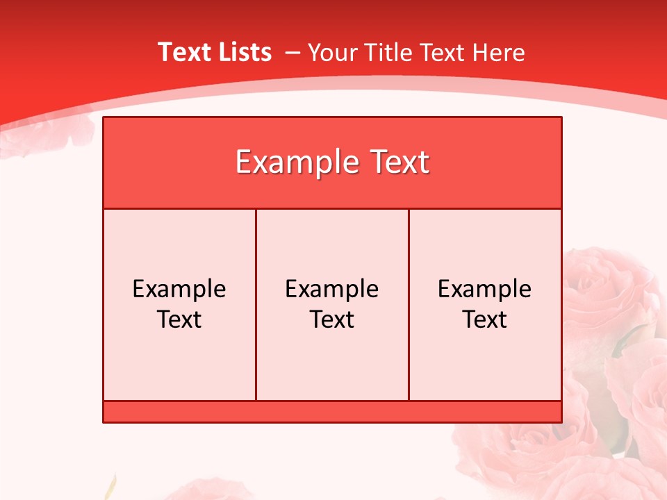 Petal Closeup Flora PowerPoint Template