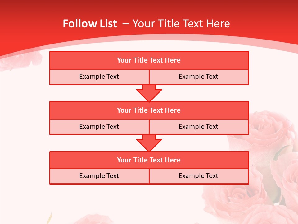 Petal Closeup Flora PowerPoint Template