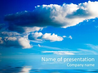 Sea Scenics Landscape PowerPoint Template