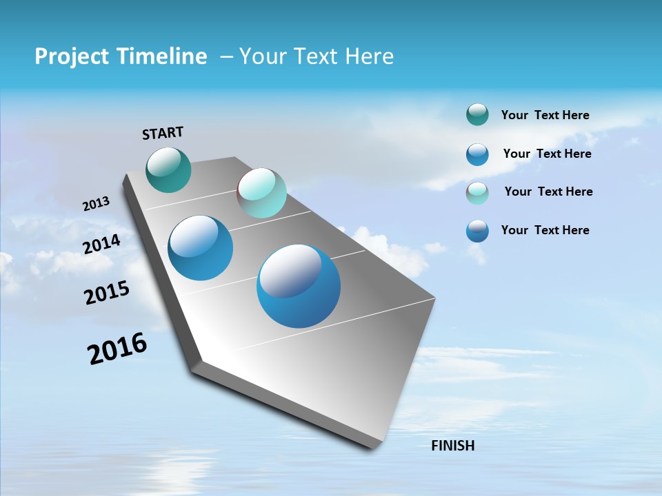 Sea Scenics Landscape PowerPoint Template