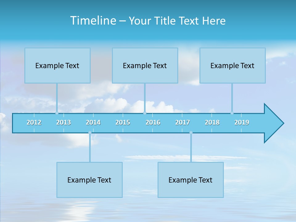 Sea Scenics Landscape PowerPoint Template