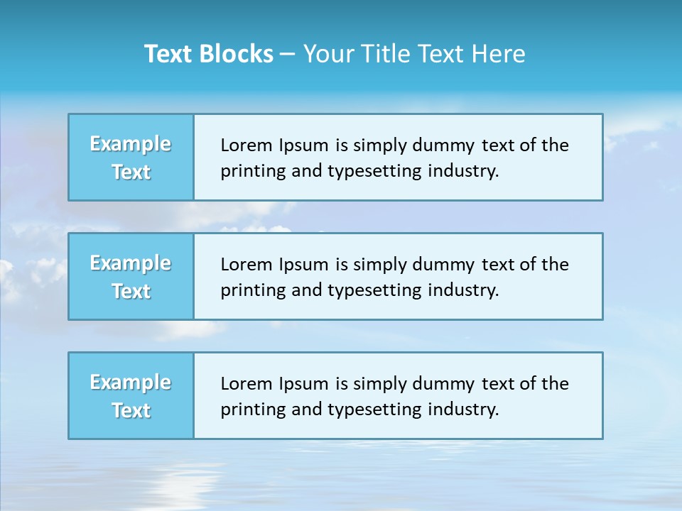 Sea Scenics Landscape PowerPoint Template