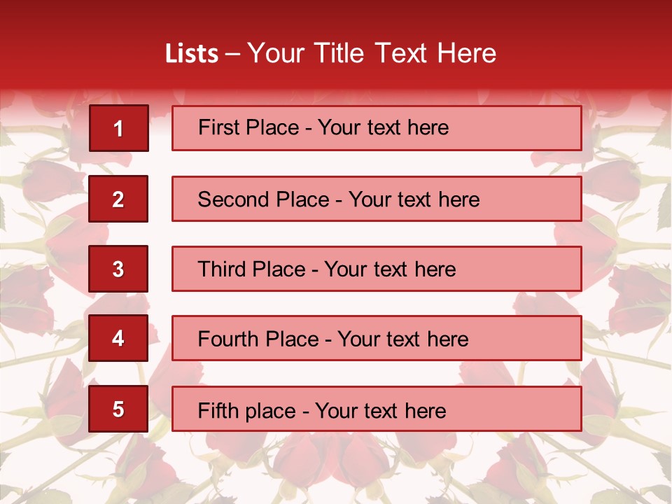 Bouquet Natural Copy PowerPoint Template
