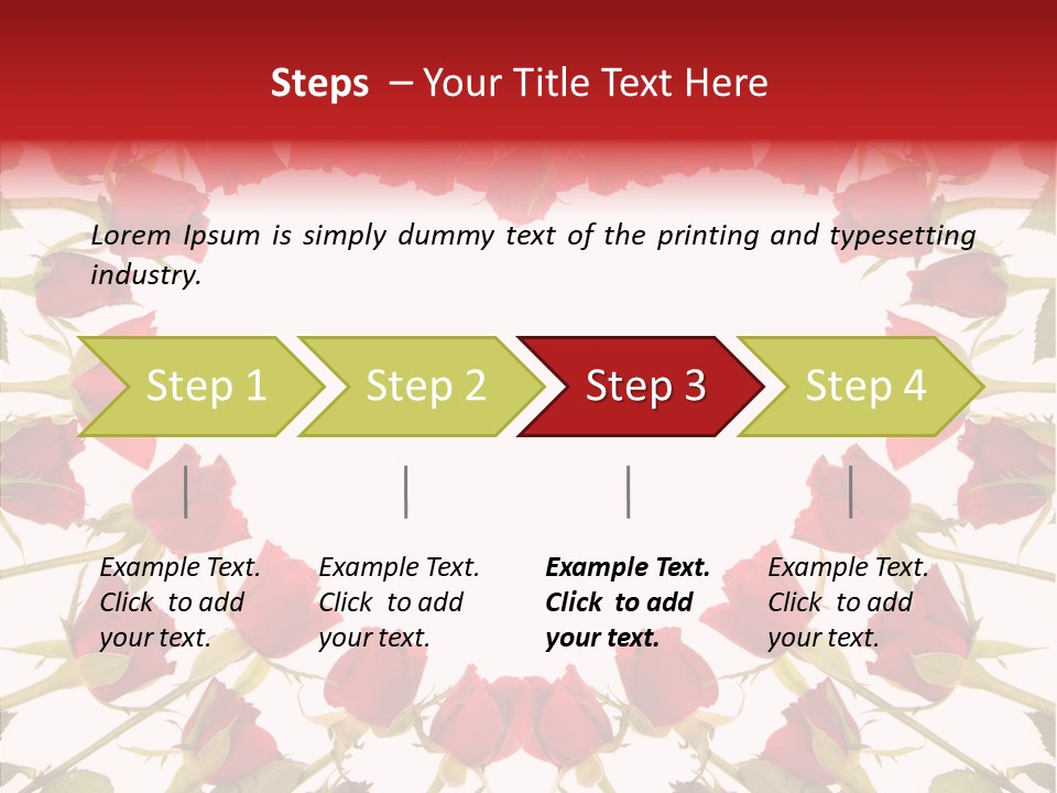 Bouquet Natural Copy PowerPoint Template