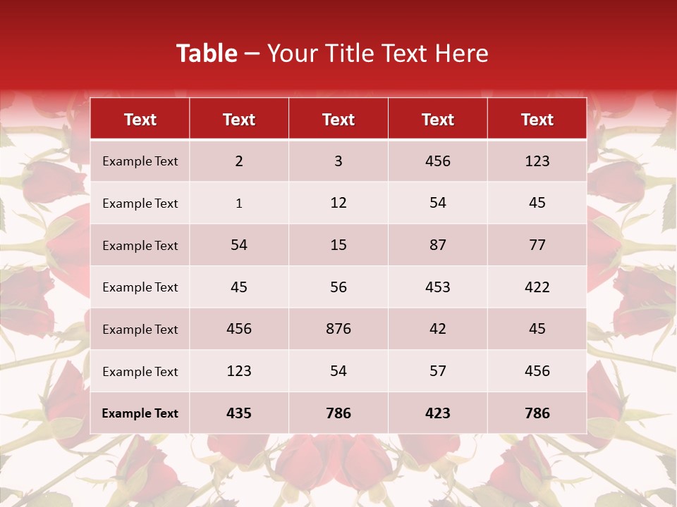 Bouquet Natural Copy PowerPoint Template