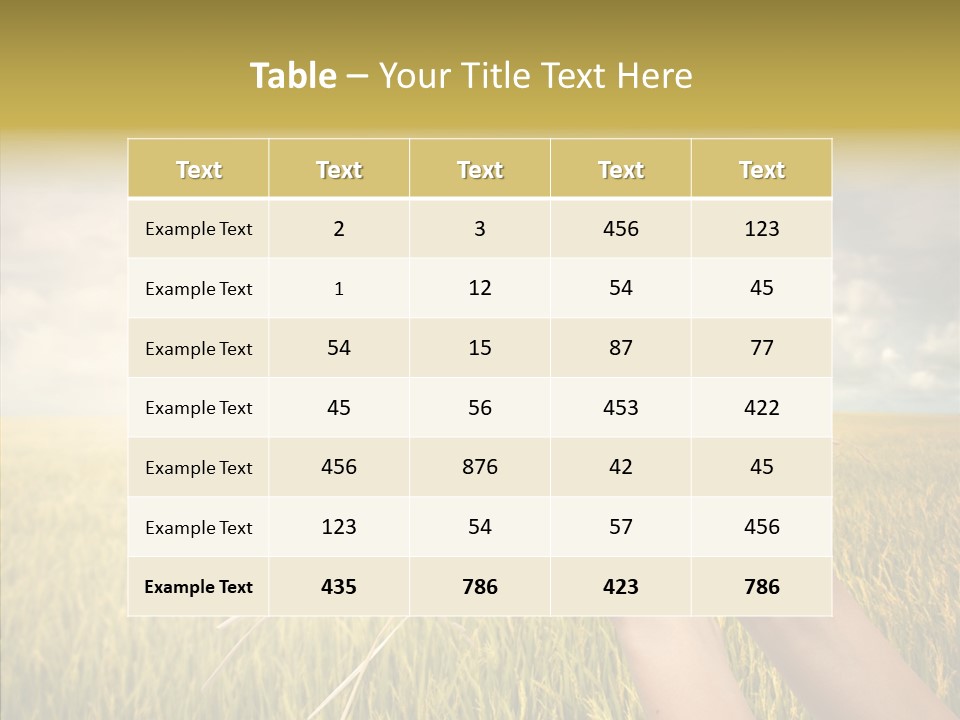 Farm Crop Harvest PowerPoint Template