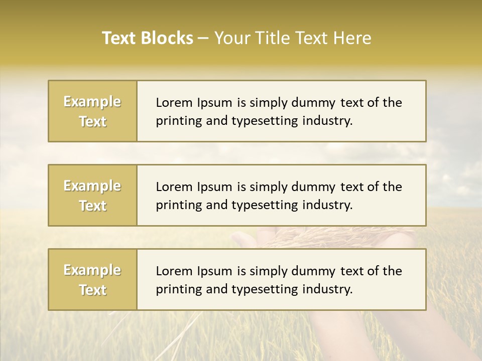 Farm Crop Harvest PowerPoint Template