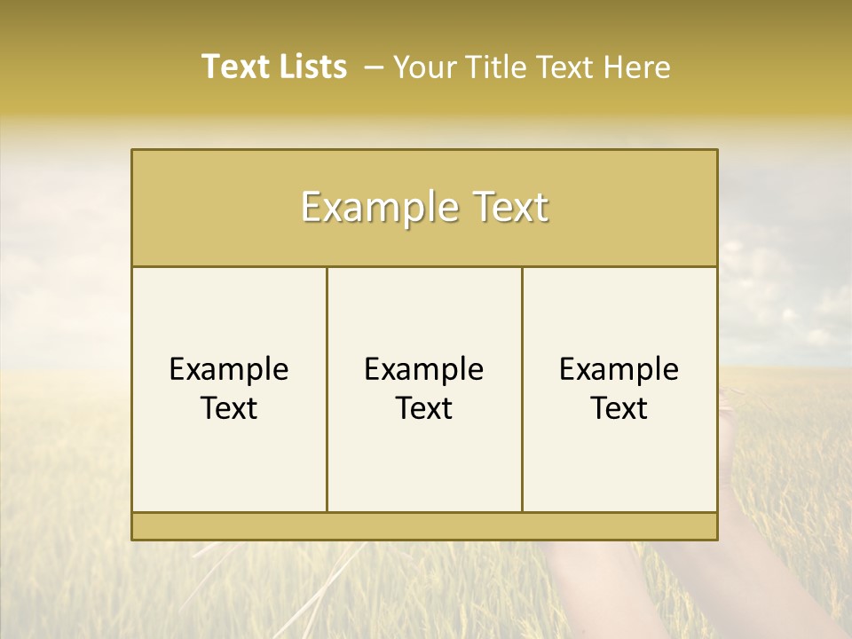 Farm Crop Harvest PowerPoint Template