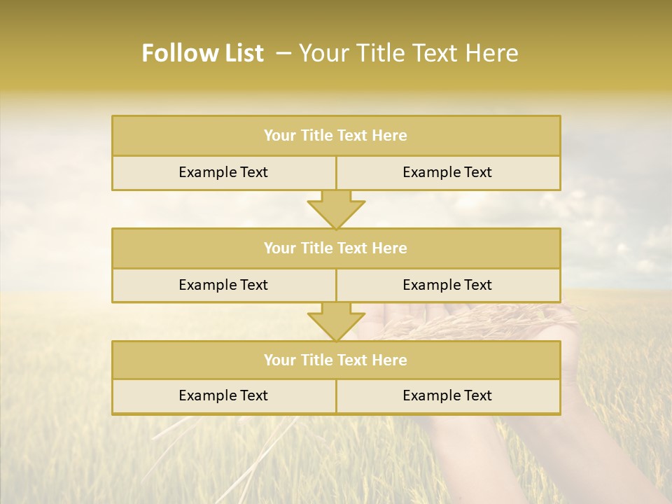 Farm Crop Harvest PowerPoint Template