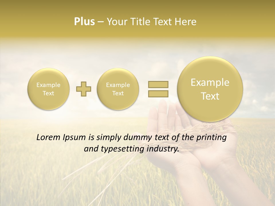 Farm Crop Harvest PowerPoint Template