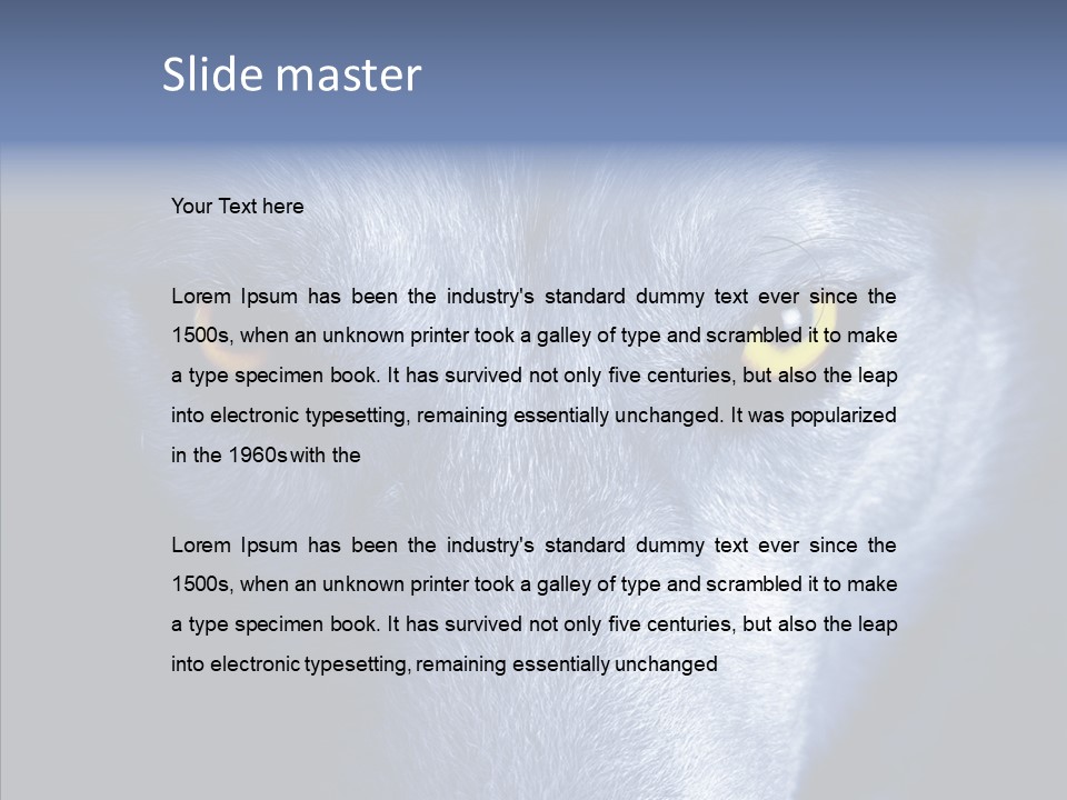 Eyes Nature Snout PowerPoint Template