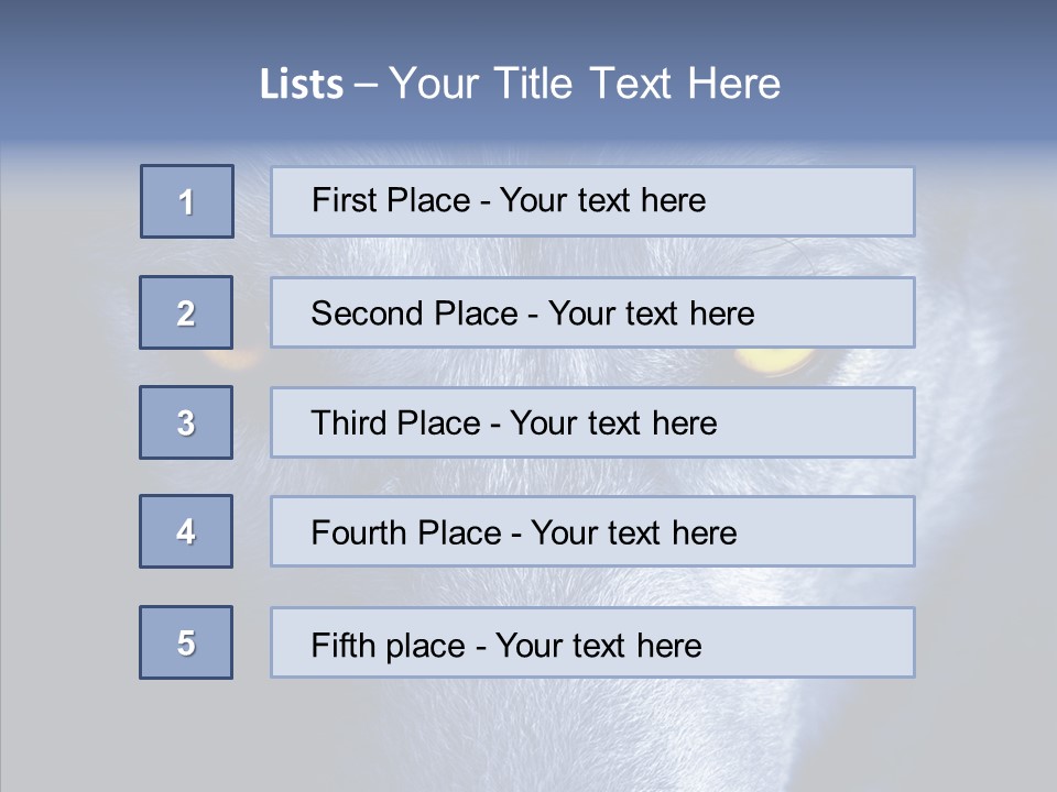 Eyes Nature Snout PowerPoint Template