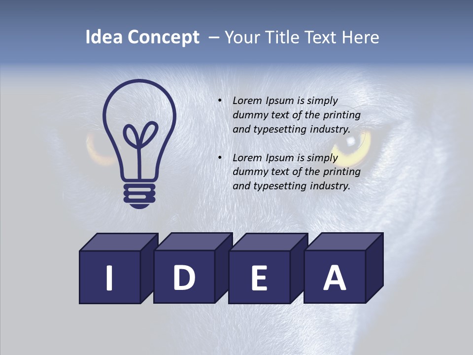 Eyes Nature Snout PowerPoint Template