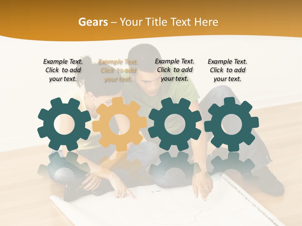 Architecture Space Man PowerPoint Template