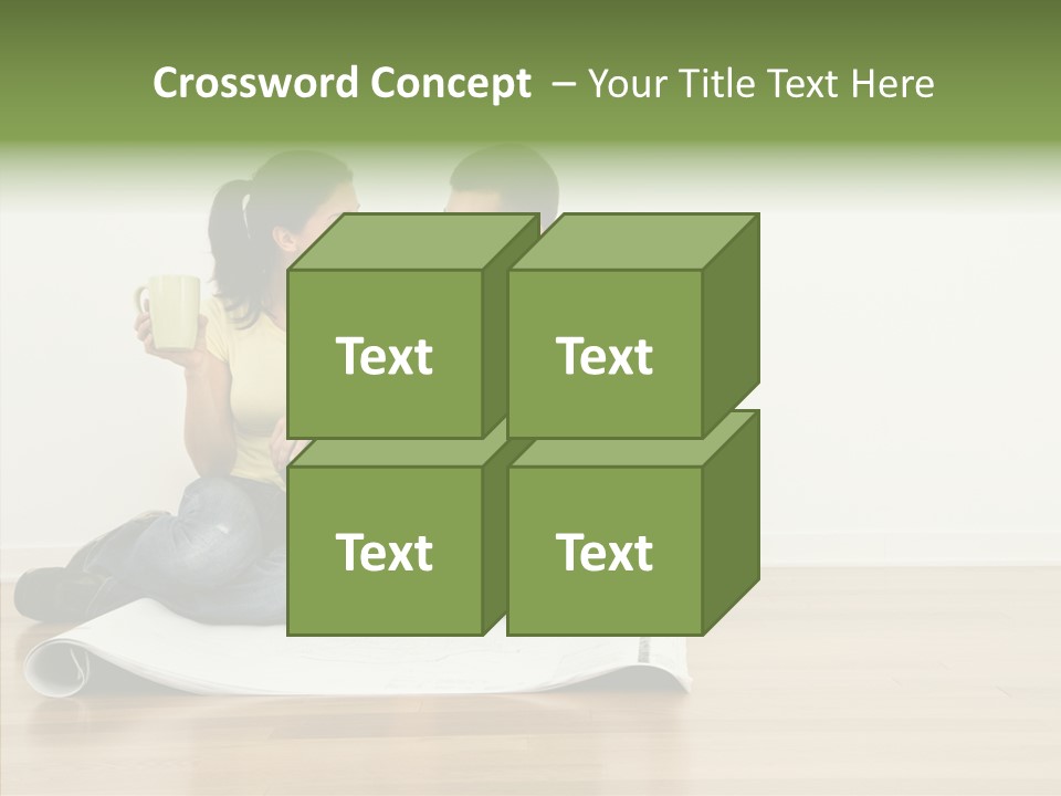 Copy Togetherness House PowerPoint Template