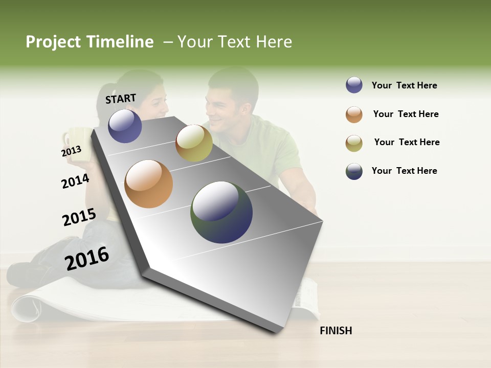 Copy Togetherness House PowerPoint Template