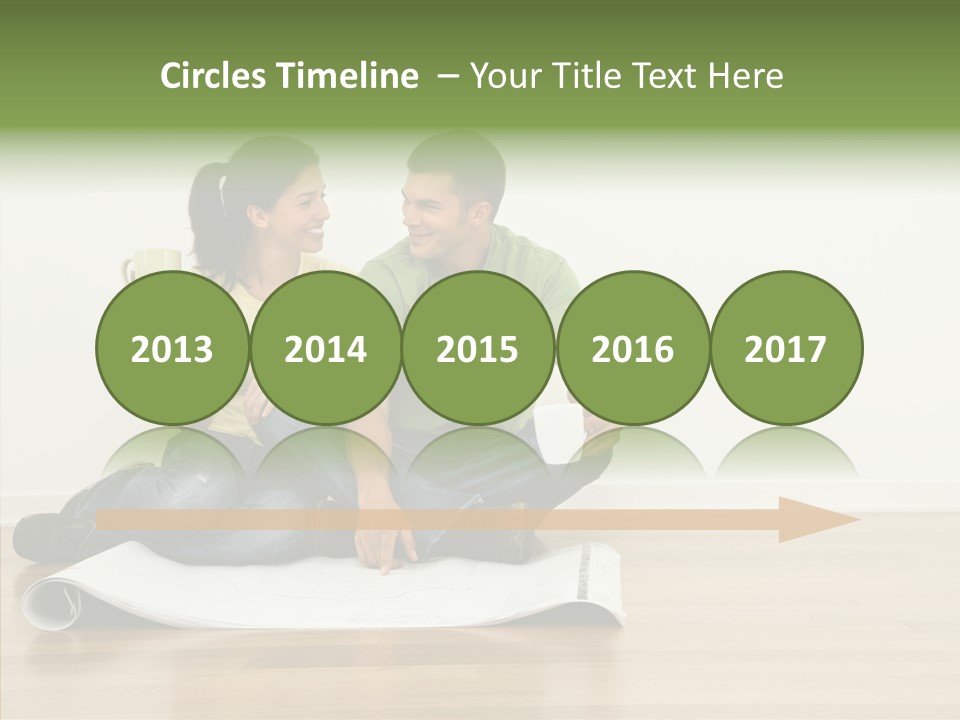 Copy Togetherness House PowerPoint Template