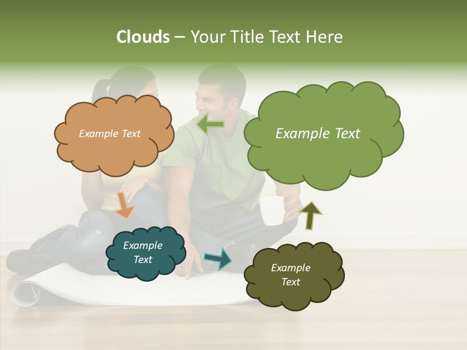 Copy Togetherness House PowerPoint Template