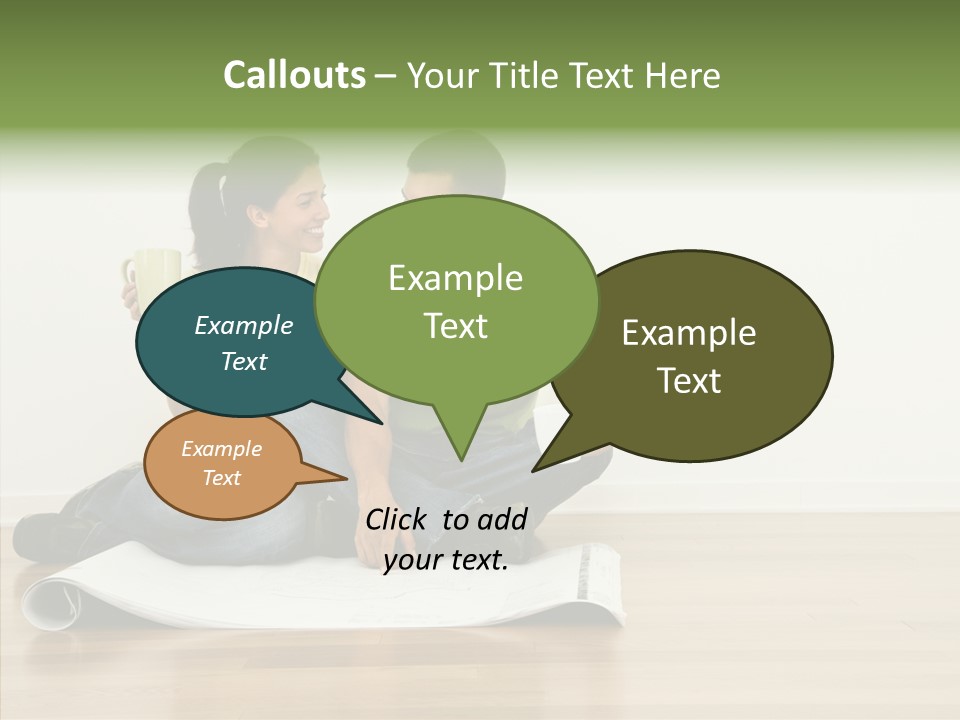 Copy Togetherness House PowerPoint Template