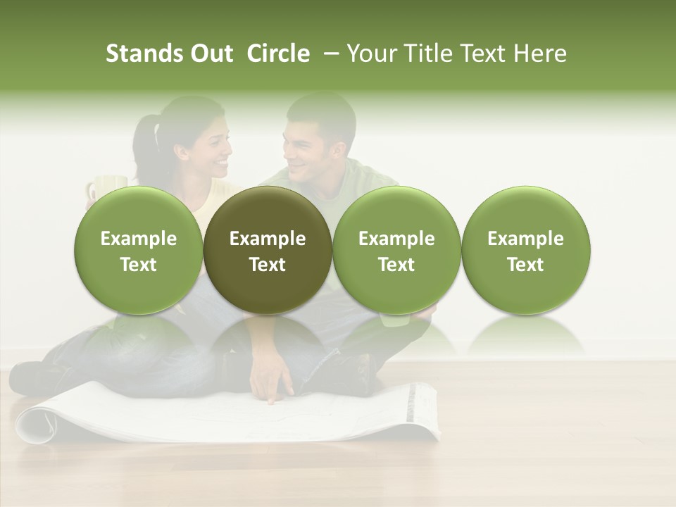 Copy Togetherness House PowerPoint Template