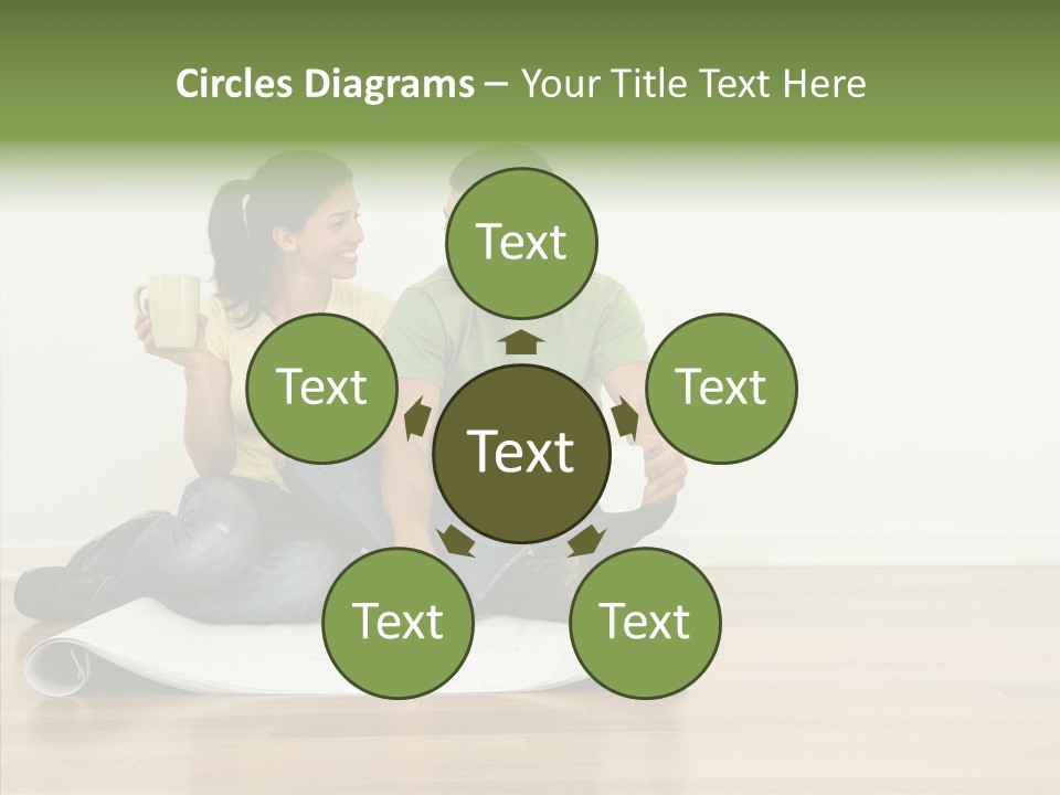 Copy Togetherness House PowerPoint Template