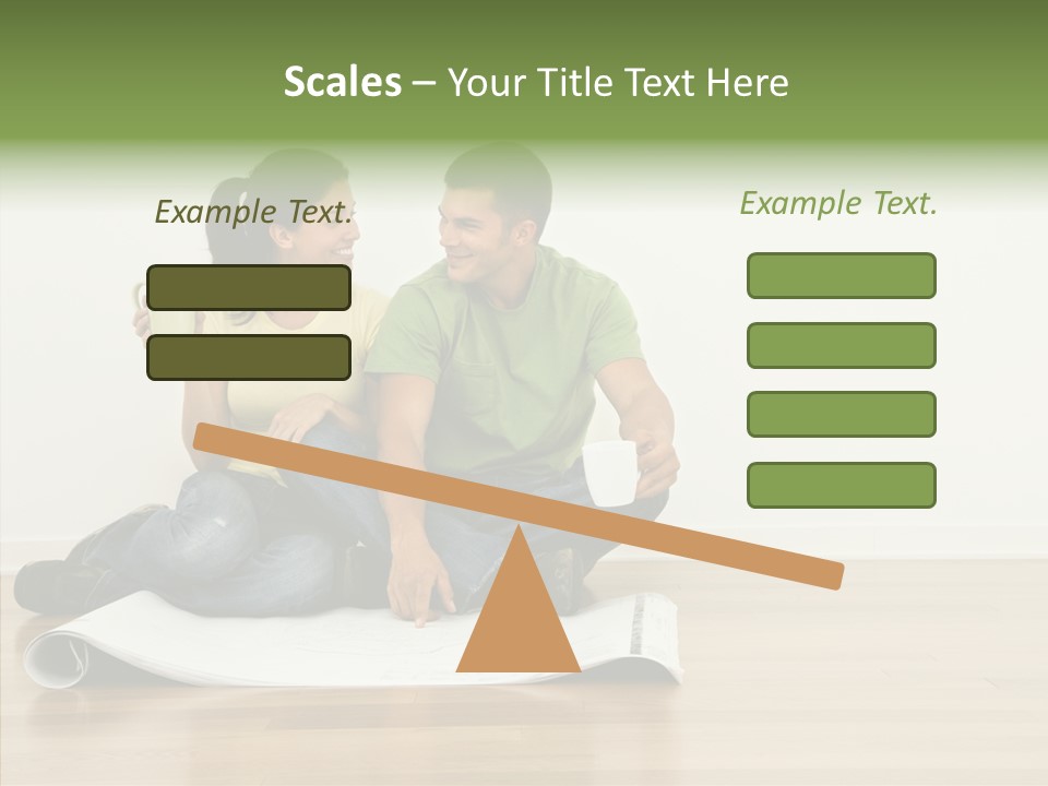 Copy Togetherness House PowerPoint Template
