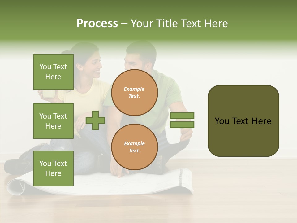 Copy Togetherness House PowerPoint Template