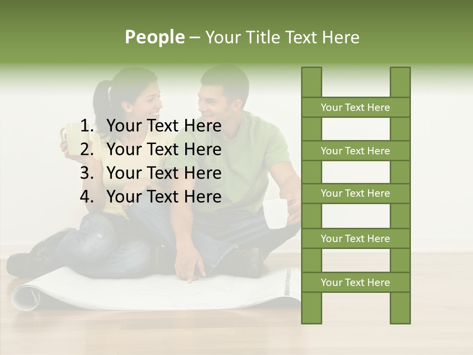 Copy Togetherness House PowerPoint Template