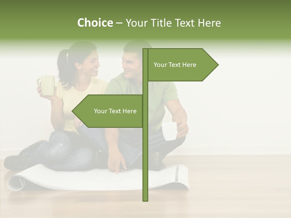 Copy Togetherness House PowerPoint Template