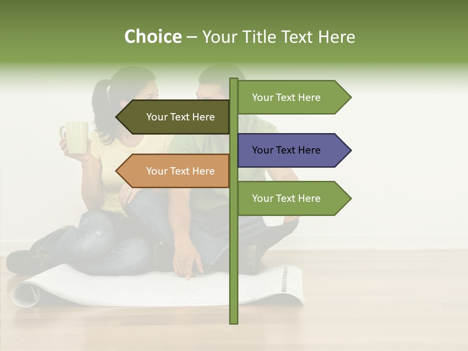 Copy Togetherness House PowerPoint Template