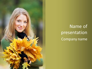 Affectionate Sweater Bright PowerPoint Template