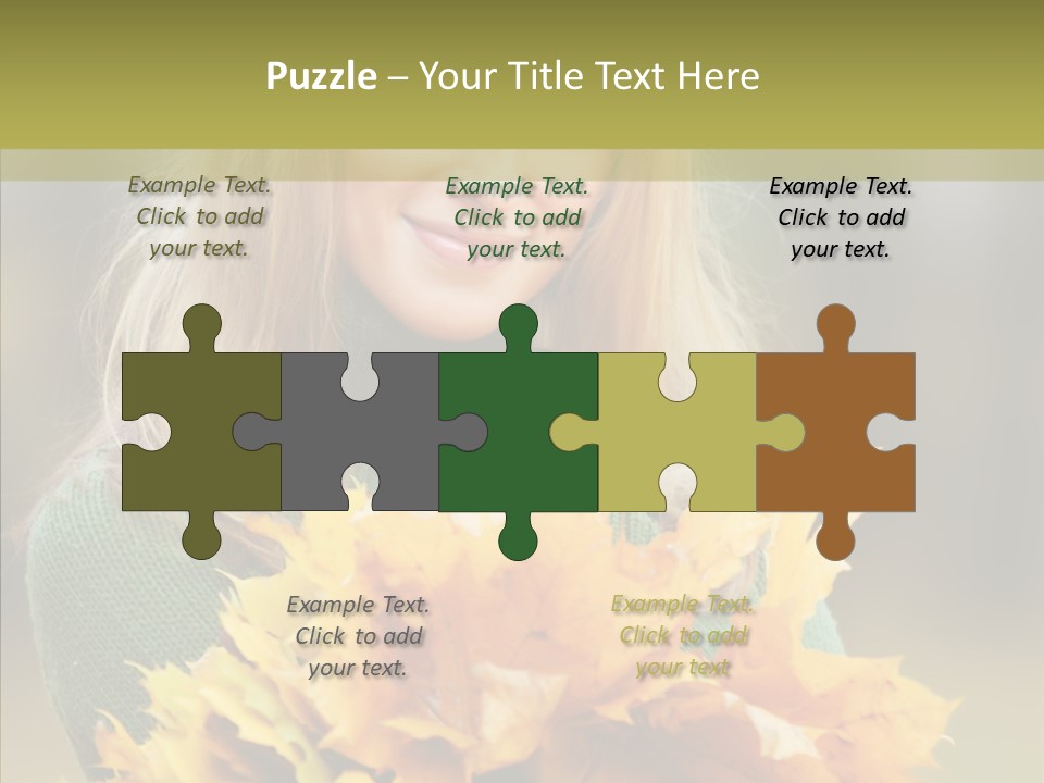 Affectionate Sweater Bright PowerPoint Template