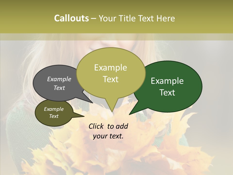 Affectionate Sweater Bright PowerPoint Template