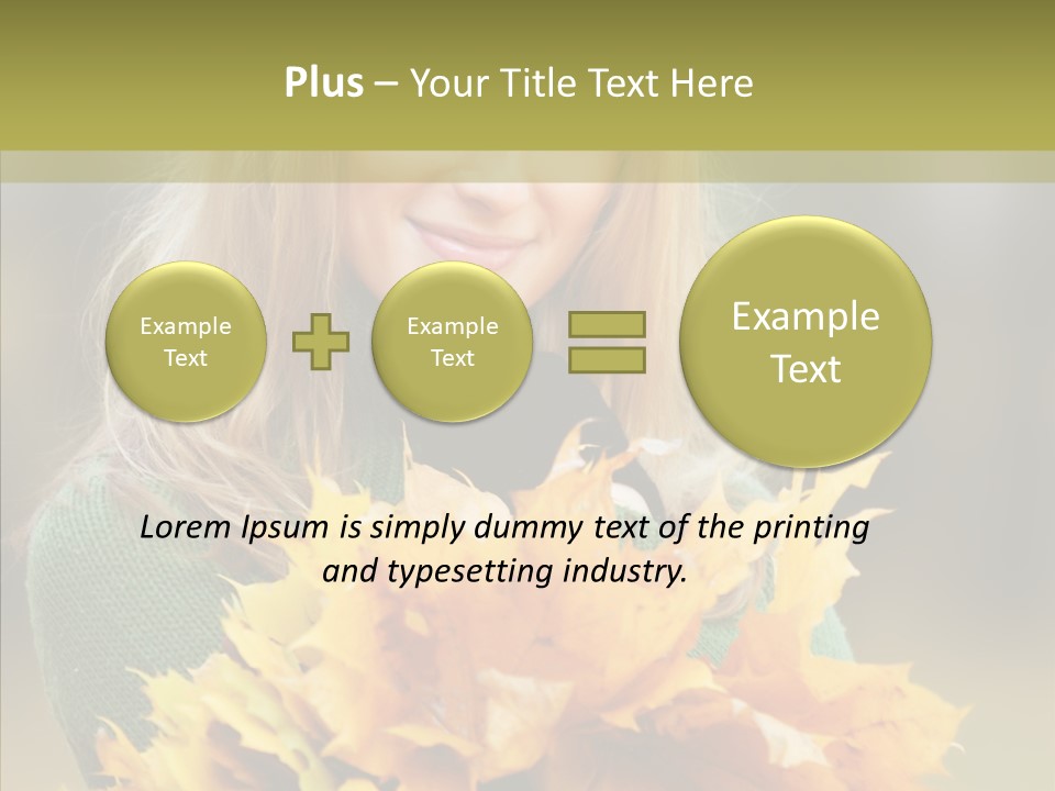 Affectionate Sweater Bright PowerPoint Template