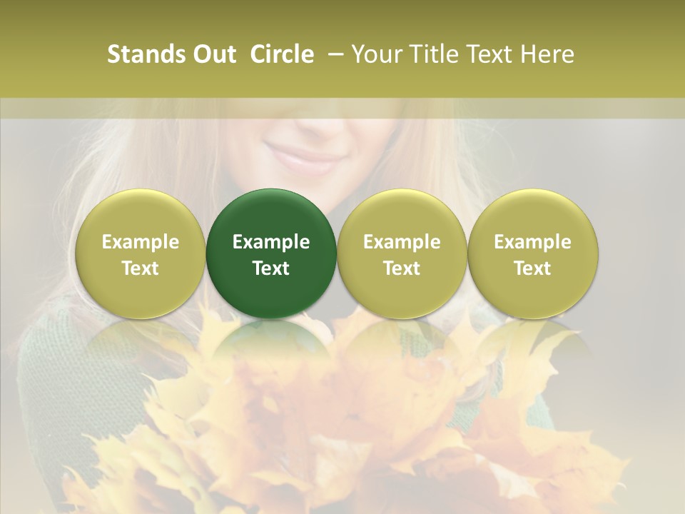 Affectionate Sweater Bright PowerPoint Template