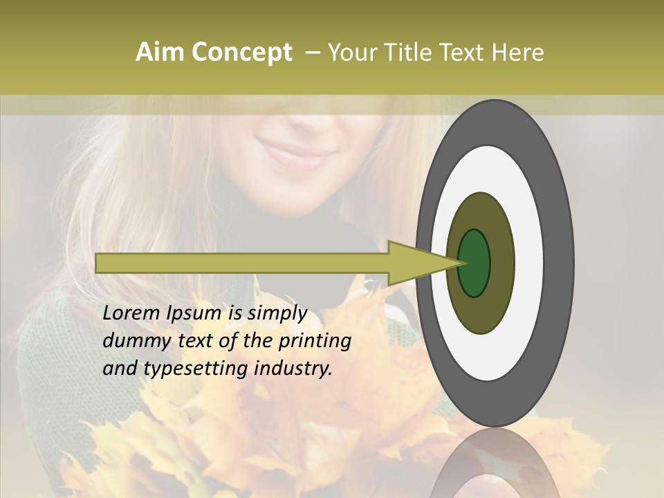 Affectionate Sweater Bright PowerPoint Template